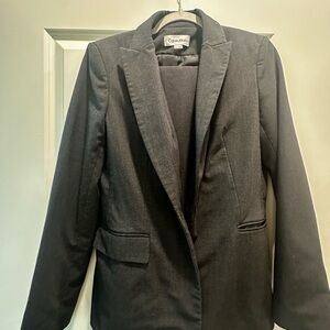 Calvin Klein Women’s gray blazer with matching slacks